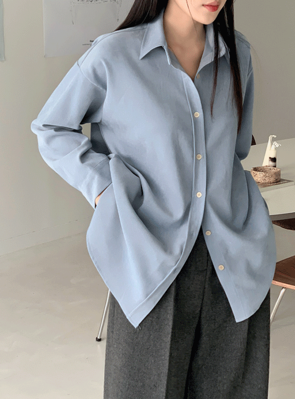 [겨울셔츠]소프트 루즈핏 베이직 셔츠 (*6color)